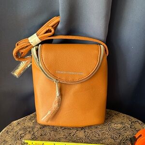 French Connection Caramel Crossbody Bag